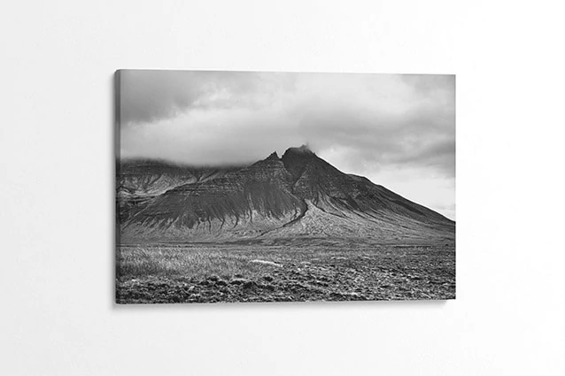Triple-Triangle Mountain Peak Canvas Print