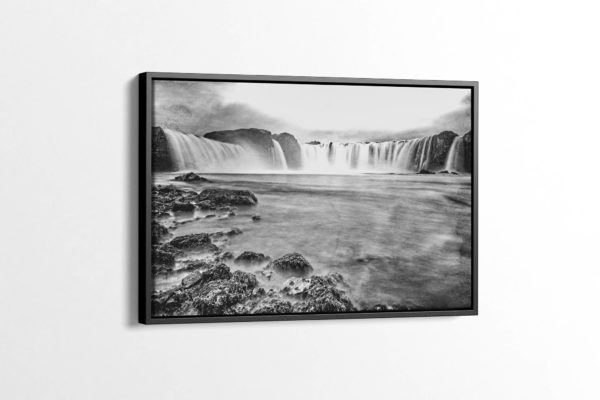 Vintage Waterfall of the Gods Canvas Print